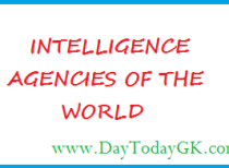 General Knowledge : Intelligence Agencies of the World