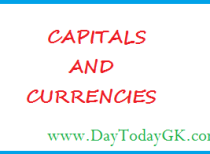 General Knowledge : Countries’ Capitals and Currencies