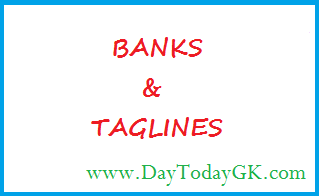 Banking Awareness : Banks and Taglines