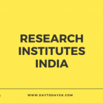 Important Research Institutes in India – Complete List