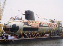 Defence Minister undocks Scorpene Submarine Kalvari
