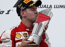 Sebastian Vettel Wins The Malaysian Grand Prix 2015