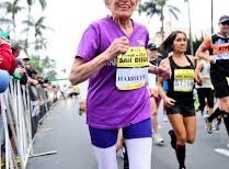 At 92, Harriette Thompson, oldest woman to run a marathon