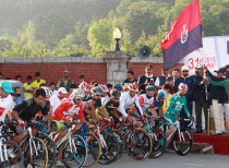 Dilwar Singh of Haryana wins Pedal for Kashmir cycling race