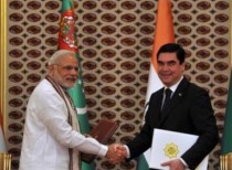 India and Turkmenistan sign seven agreements