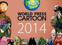 Telugu cartoonist Pamarthy Shankar won Grand Prix World Press Cartoon 2014 Award
