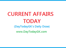 Current Affairs – DayToday’s Dose (September 10-2015)
