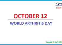 October 12 – World Arthritis Day