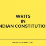 Different Types of Writs In Indian Constitution
