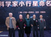 Five Minor planets named after Chinese scientists
