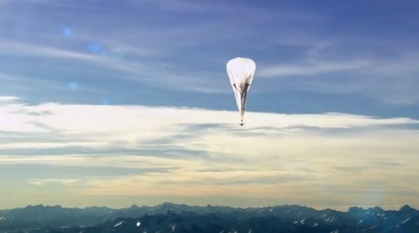 Google Project Loon’s Internet balloon