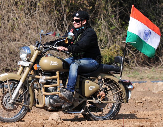 Agra biker becomes first solo woman to ride across Mana Pass
