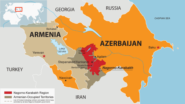 Armenia and Azerbaijan declare ceasefire