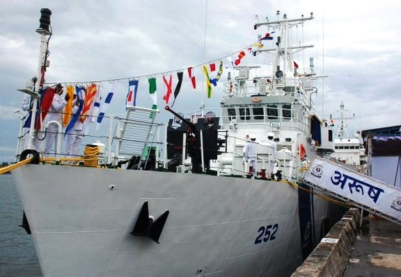 Indian Coast Guard Ship ARUSH Commissioned