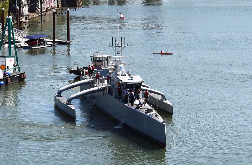 Pentagon Tests Out ‘Sea Hunter,’ 132-Foot Robot Ship