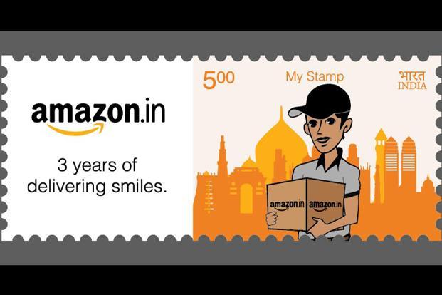 India Post releases Amazon India stamp