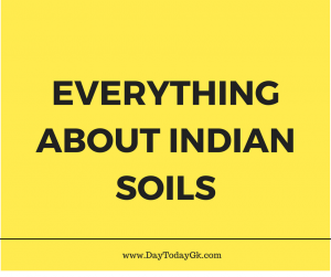 indian soils