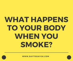 what happens to your body when you smoke