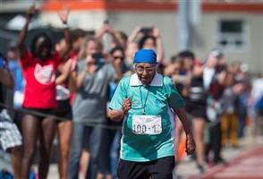 100-year-old Indian wins at American Masters Games