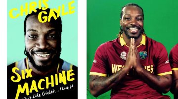 Chris Gayle launches his autobiography ‘Six Machine’ in India