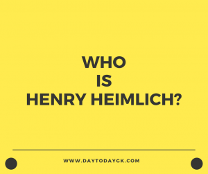 Who is Henry Heimlich??? – D2G Explores!!!