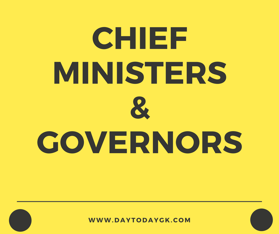 Complete List of Chief Ministers and Governors of all States of India 2024