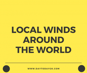 Local Winds Around The World