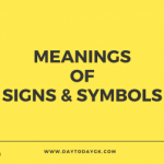 Signs and Symbols And Their Meanings