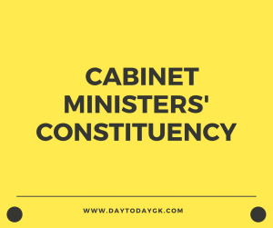 constituency of cabinet ministers