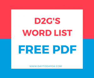 Build Your Vocabulary – Download Word List PDF