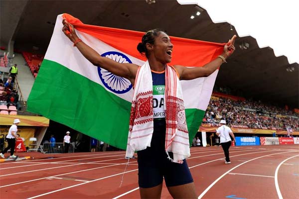 Hima Das wins second international gold in 200m race