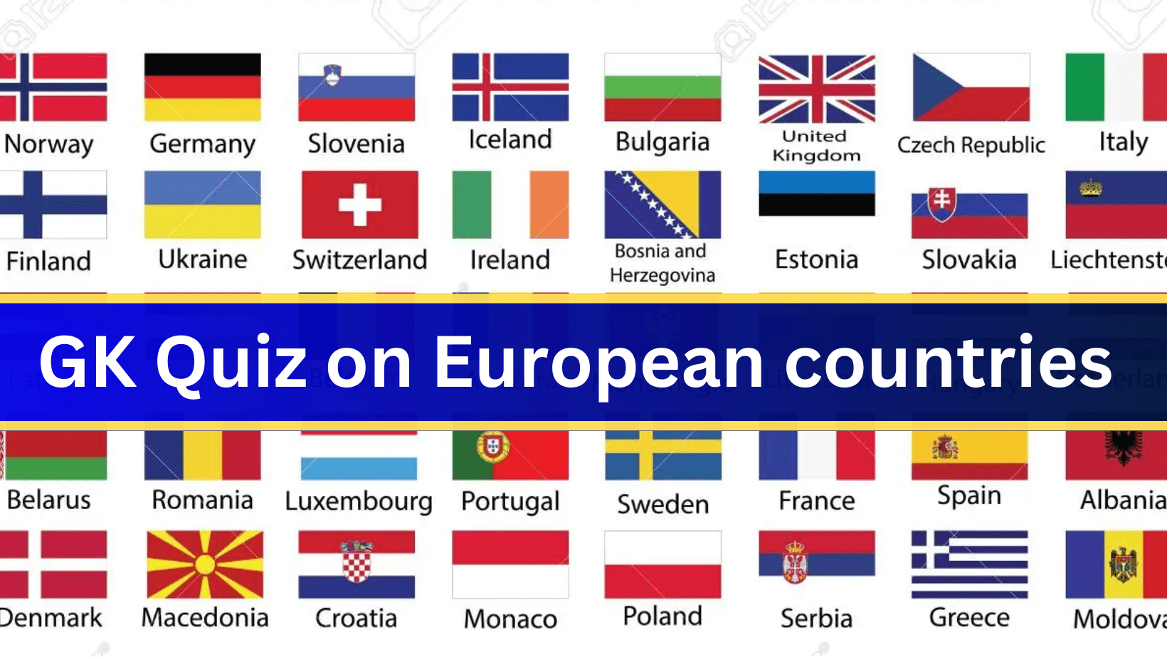 GK Quiz on European countries