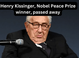 Henry Kissinger, Nobel Peace Prize winner, passed away