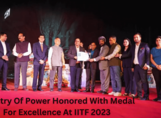 Ministry Of Power Honored With Medal For Excellence At IITF 2023