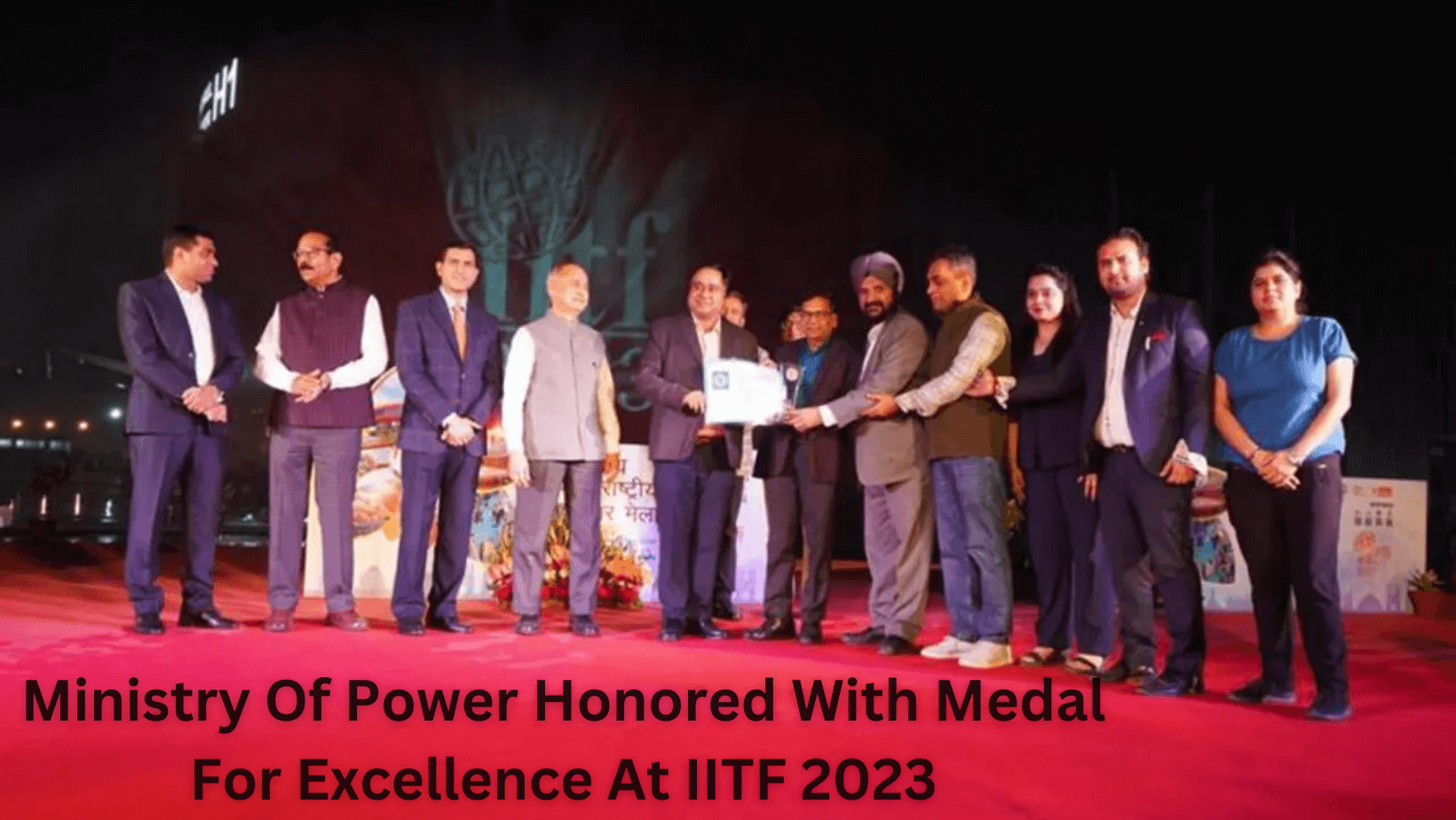 Ministry Of Power Honored With Medal For Excellence At IITF 2023