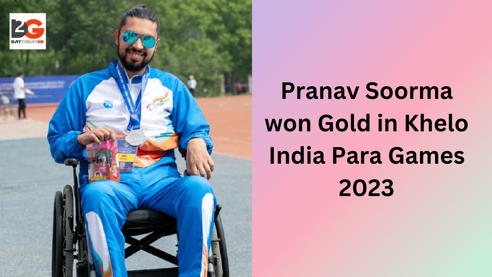 Pranav Soorma won Gold in Khelo India Para Games 2023