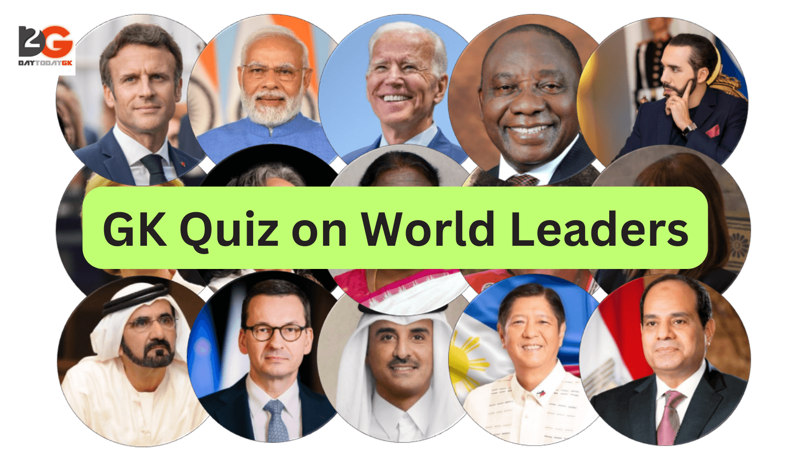 GK Quiz on World Leaders with Answers