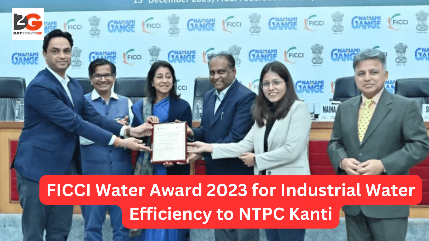 FICCI Water Award 2023 for Industrial Water Efficiency to NTPC Kanti