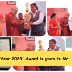 ‘Man of the Year 2023’ Award is given to Mr. L P Hemanth K Srinivasulu