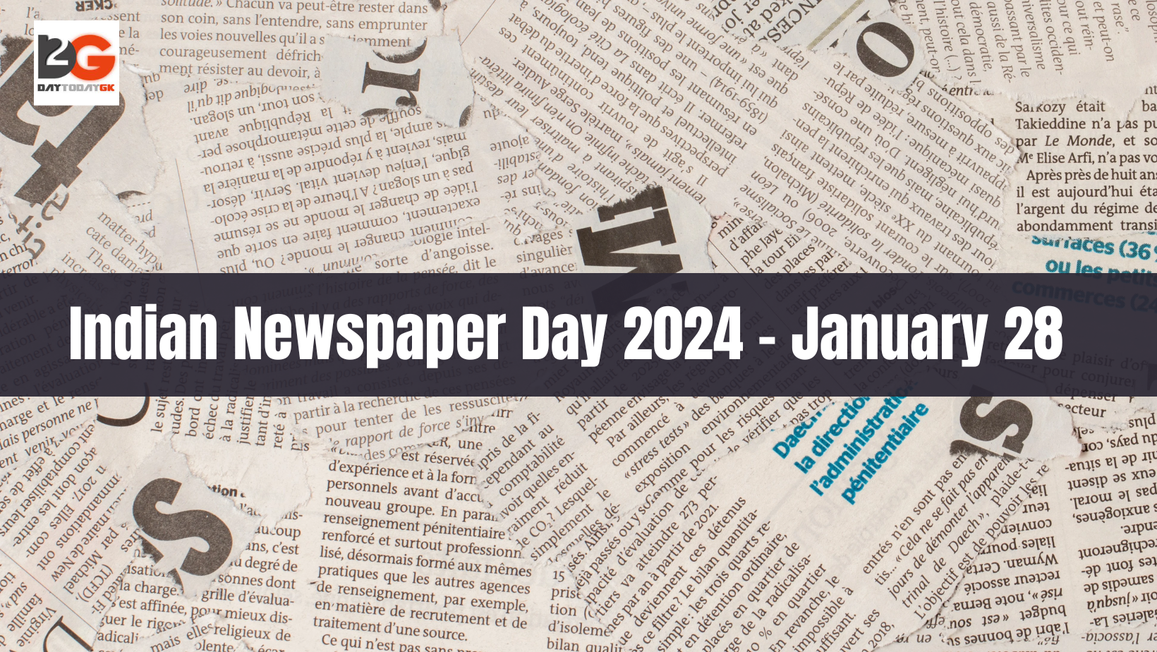 Indian Newspaper Day 2024 is observed on January 28