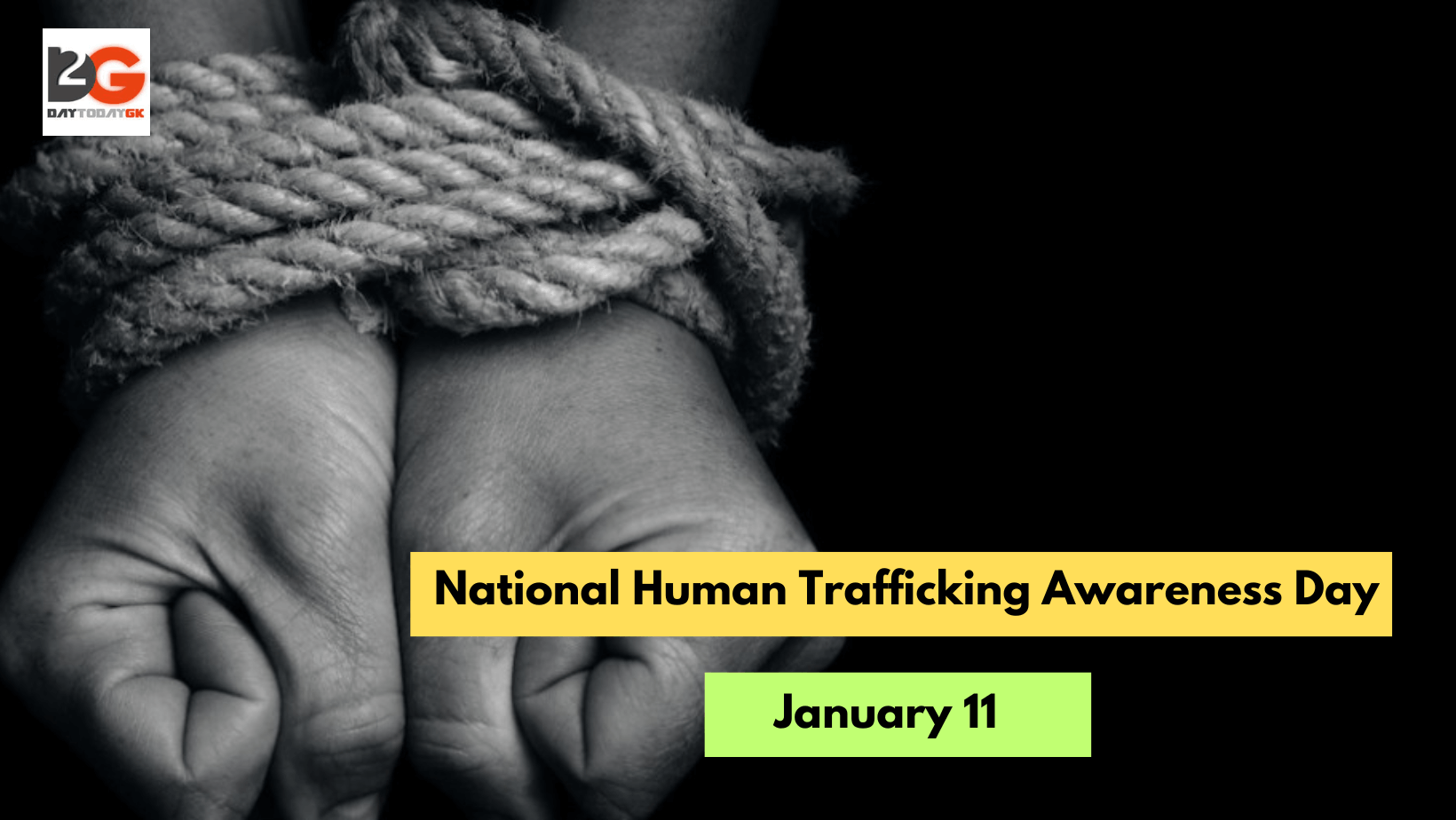 National Human Trafficking Awareness Day 2024 is observed on January 11