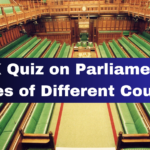 GK Quiz on Parliaments Houses of Different Countries – Part 1