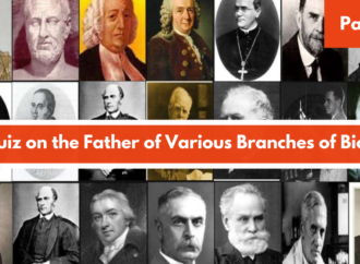 GK Quiz on the Father of Various Branches of Biology – Part 1